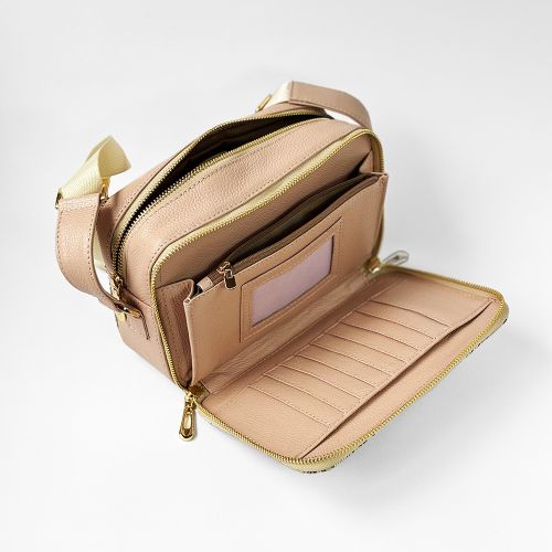 Madreselva, Cartera en cuero / Serggio & Filippo