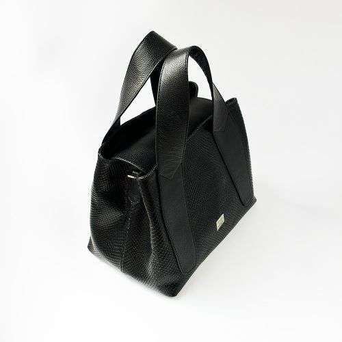 Prugna, Bolso en cuero / Serggio & Filippo