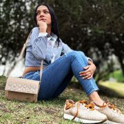 Glicine, Cartera en cuero / Serggio & Filippo