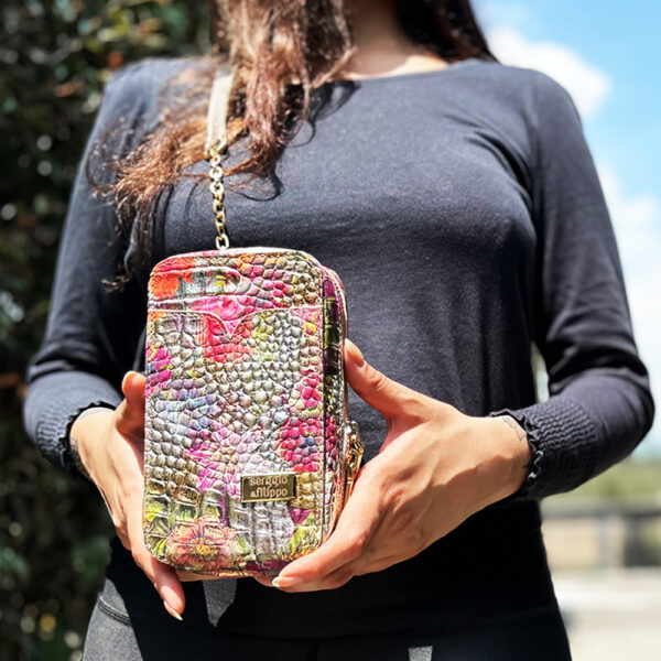 Plumeria, Cartera en cuero - Image 6