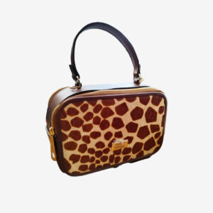 Turín Jirafa Miel Cartera en cuero